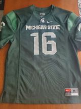 Nike Michigan State Green Jersey Size Medium Womens Photo 0