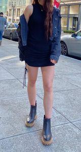 LIONESS Side String Adjustable Dress Photo 0