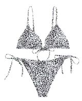 Zaful Cow Print String Bikini Set Photo 0