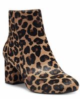 INC I.N.C Leopard Print Booties Size 8M Photo 0