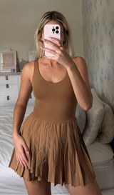 Brown Tennis Dress Skort Photo 0