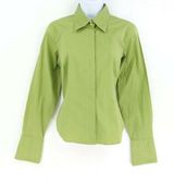 Talbot- Mustard green woman’s button down shirt Size‎ 4 Photo 0
