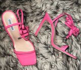 Steve Madden Women's Uplift PINK Heeled Sandal Photo 0