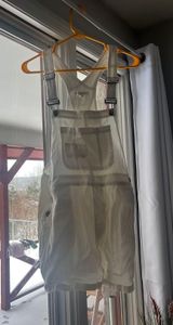 White Overall Dress Photo 0