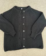 Black Button-Up Cardigan Photo 0