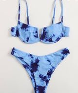 Bathing Suit Top And Bottom Blue Photo 0