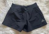 Women’s  black unlined fitted running shorts small Photo 0