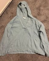 Teal Sweater with Hood Photo 0