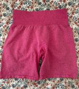 Amazon Booty Scrunch High Waisted Hot Pink Gym Shorts Photo 0