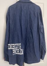 Wrangler Morgan Wallen Denim Button-Up Photo 0