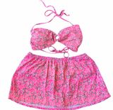 Joe Boxer Peace Sign Skirt Bikini Photo 0