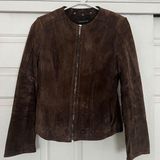 Jones New York Suede Brown Jacket Photo 0