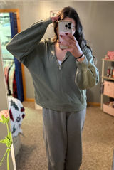 Aerie Quarter-Zip Pullover Photo 0