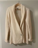 Ann Taylor Cream Cardigan Sweater Photo 0