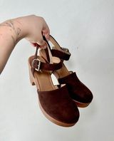 Azulah Platform Heels Chocolate Brown Sz 8 Photo 0