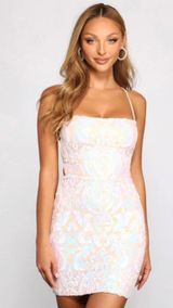Windsor Sequin Homecoming Dress Photo 0