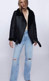 ZARA Double Faced Biker Jacket Photo 0