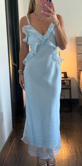 steve madden blue maxi dress Photo 0
