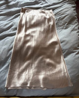 Aritzia Skirt Babaton Midi Slip Satin Photo 0