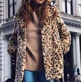 Melissa Paige Mellisa Paige leopard fur coat sz xl Photo 0