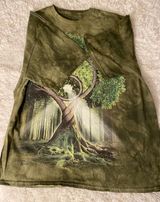 Tie Dye Graphic Tee Green Size XL Photo 0
