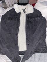 Sherpa Jean Jacket Black Photo 0