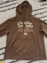 John Deere Brown Sweatshirt Photo 0