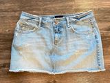 Aeropostale Low Rise Denim Mini Skirt Photo 0