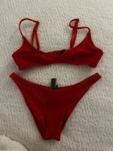 Triangl Red Bikini W/ Bag Photo 0