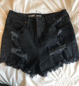 Mossimo Supply Co Black fringe shorts Photo 0
