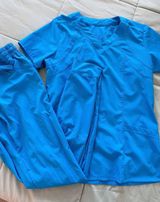 Coral Blue Scrubs Set Size XS Photo 0