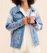 Denim Patchwork Jacket Photo 0