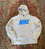 Vintage Big blue  font grey hoodie XXL fits more like large Photo 0