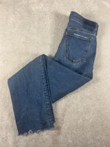 Abercrombie & Fitch The 90's Straight Mid Rise‎ Jean Women's 28/6 Raw Hem Photo 0