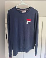 Fila Navy Blue Sweatshirt with Logo Photo 0