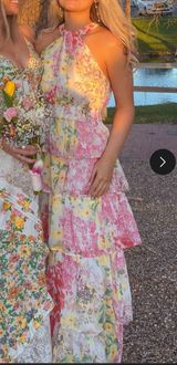 Floral Long Dress Multiple Size M Photo 0