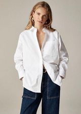J Crew Étienne oversized shirt in lightweight oxford BY733 Photo 0