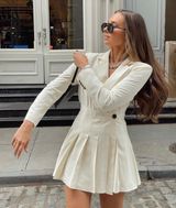 We Wore What  Blazer Tennis Dress Photo 0