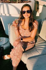 Urban Outfitters Pink Floral Jumpsuit Photo 0