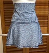 Prana Fold over Heathered Blue Skirt Photo 0