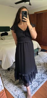 Black Midi Dress Photo 0