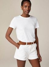 J. Crew Vintage Jersey Classic Fit Crewneck Tee Shirt White Basics Womens S NWT Photo 0
