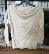Pilcro Soft Cream Knit Top Size Small Photo 0