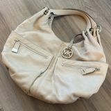 Shoulder Bag Leather Hobo Slouchy Off White Color Handbag Photo 0