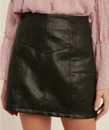 Bluivy Leather Skirt  Photo 0