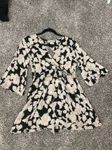 floral wrap mini dress Photo 0