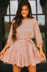These Three Boutique Polka Dot Swing Dress Photo 0