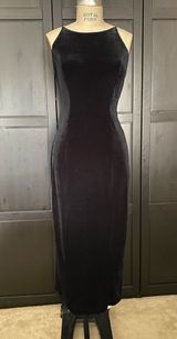 Vintage Y2K Velvet CDC Evening Dress with Rhinestone Details Size 6 Photo 0