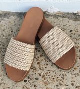 Raffia Strap Band Woven Sandal Photo 0
