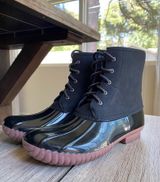 Rain boots Black Size 8 Photo 0